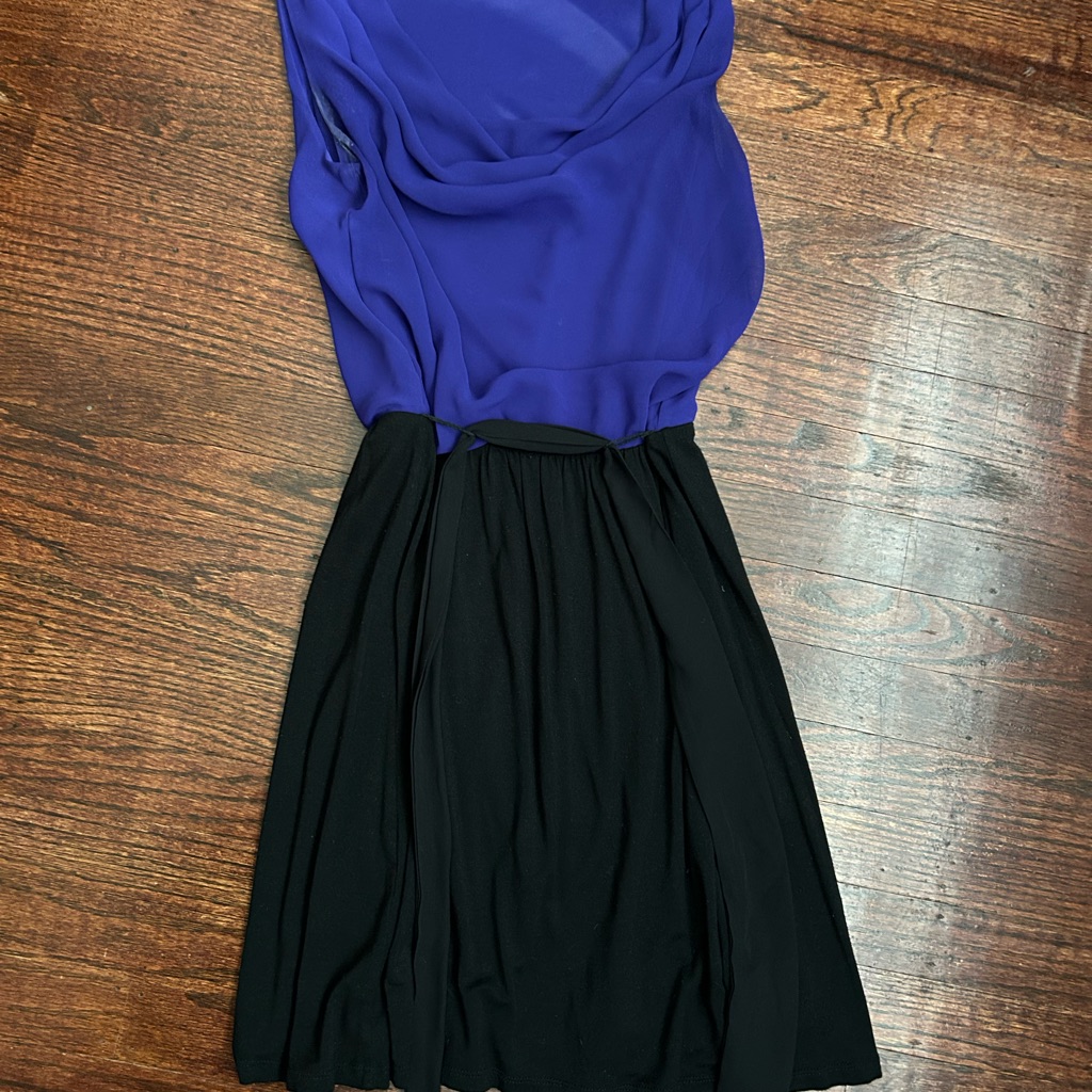 Express Xs Party Dress With Cowl Neck